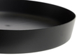 Spegelfat Svart Ø40 x 6 cm